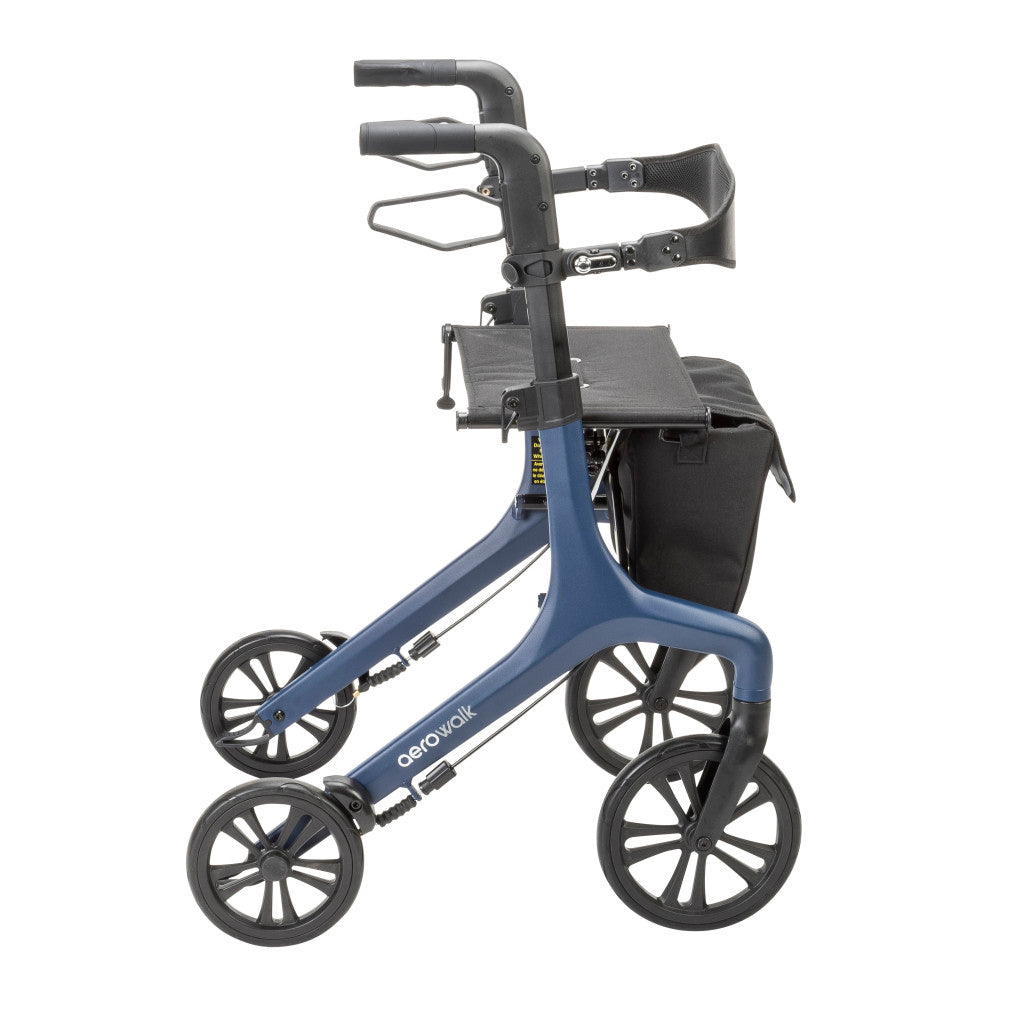 AeroWalk Ultra-Lite Rollator, Standard (Blue)