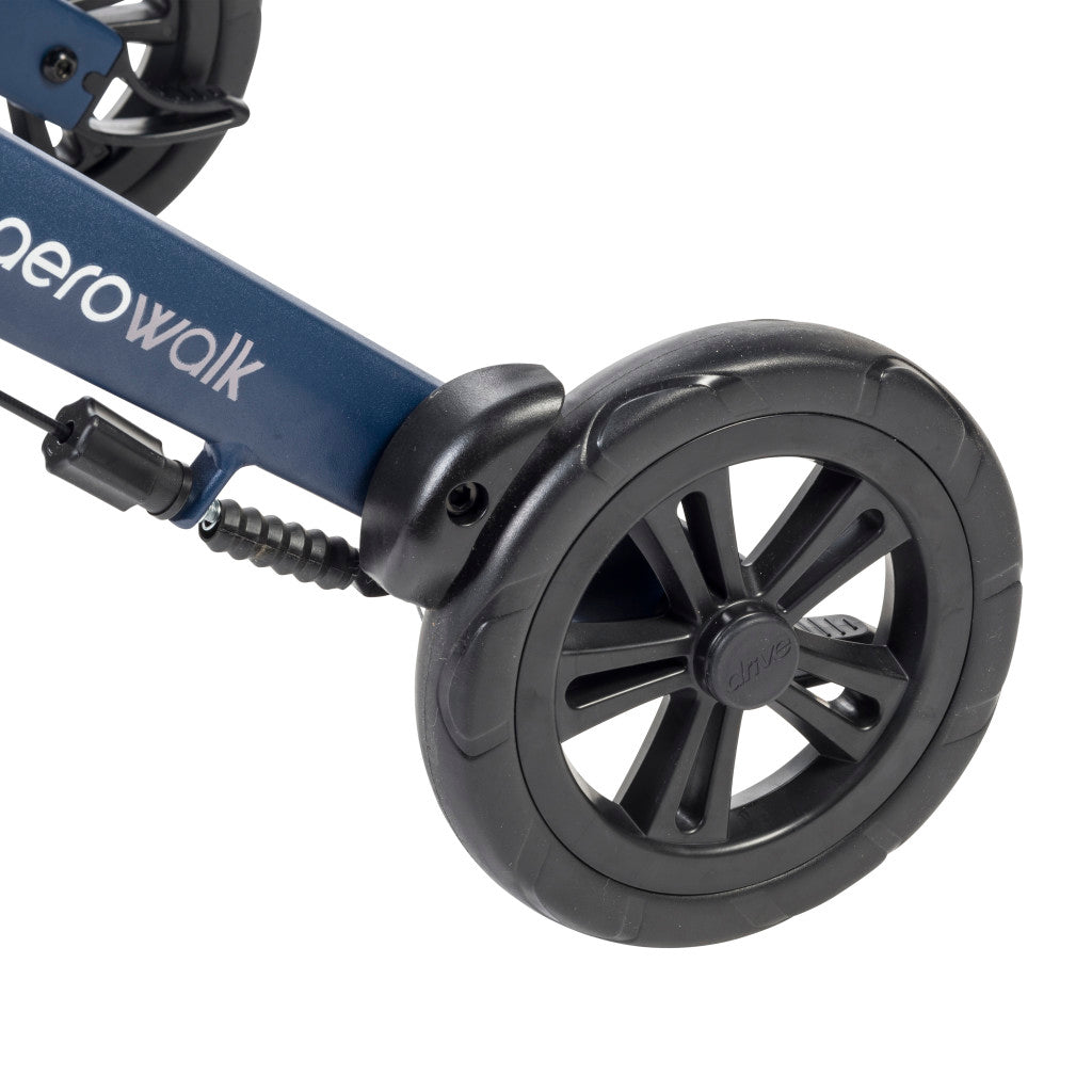 AeroWalk Ultra-Lite Rollator, Tall (Blue)