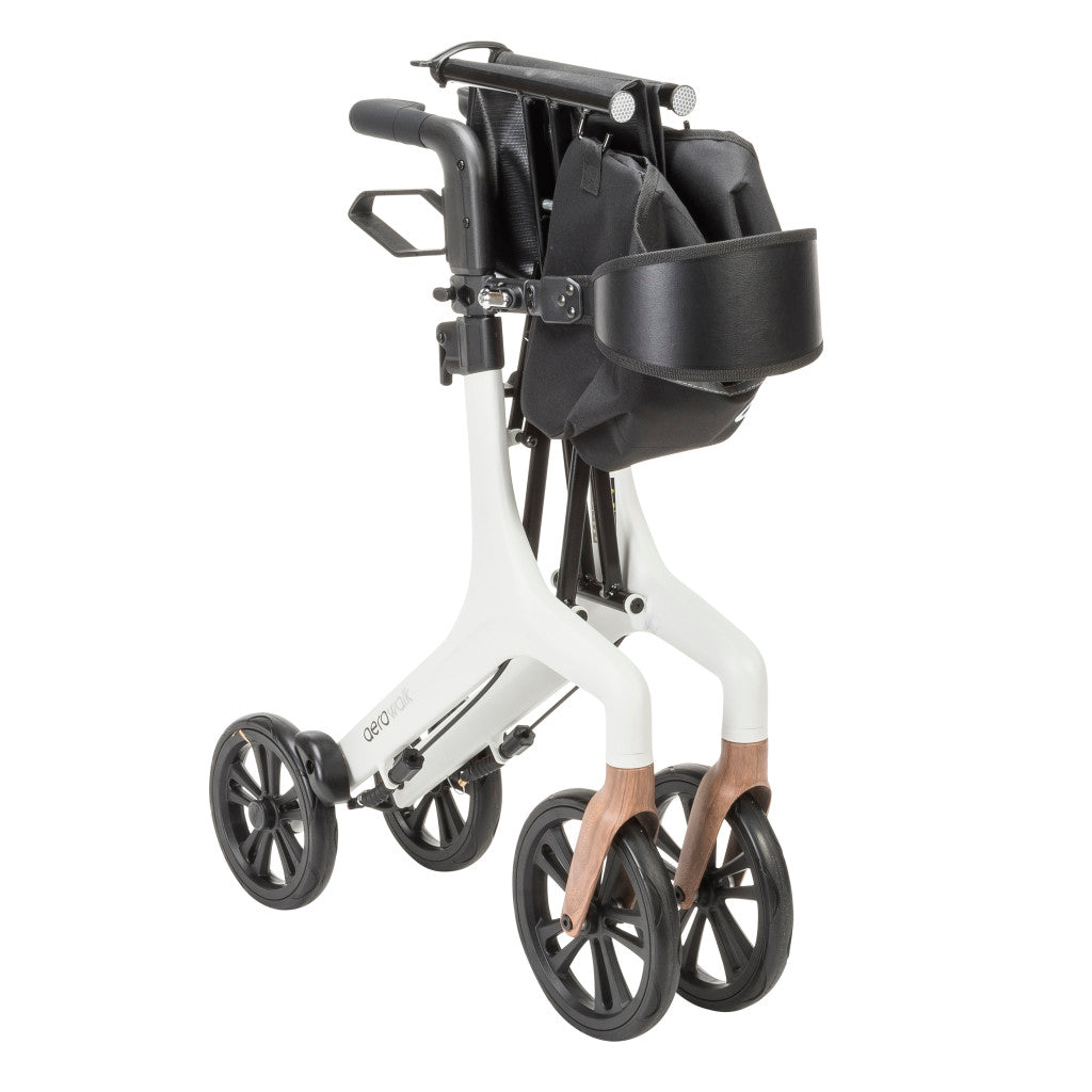 AeroWalk Ultra-Lite Rollator, Standard (White)