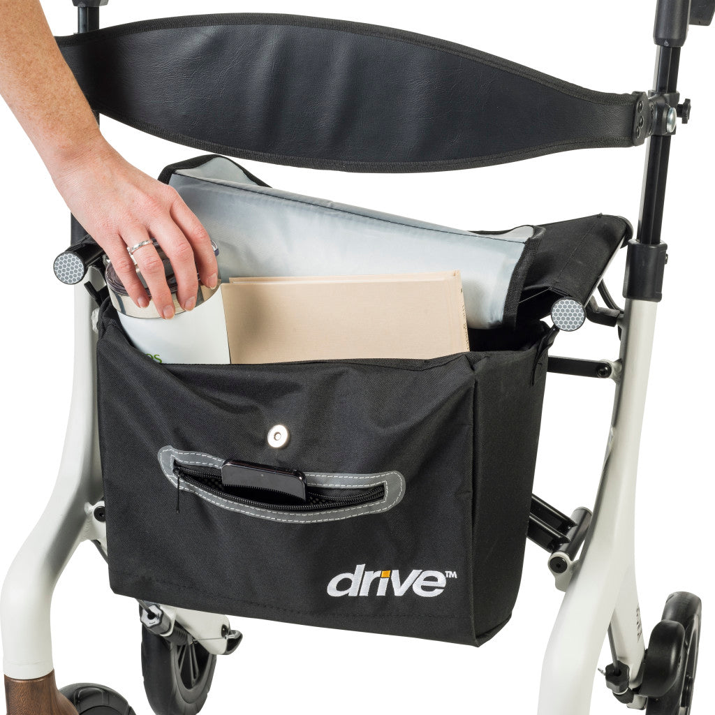 AeroWalk Ultra-Lite Rollator, Standard (White)