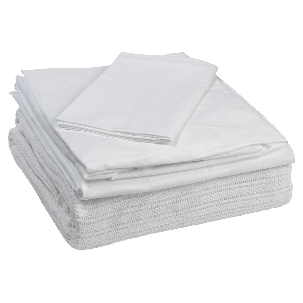 Hospital Bed Bedding in a Box, 36"x 80"x 5"-6"
