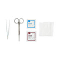 Suture Removal Tray with Stainless Steel Iris Forceps (1EA)