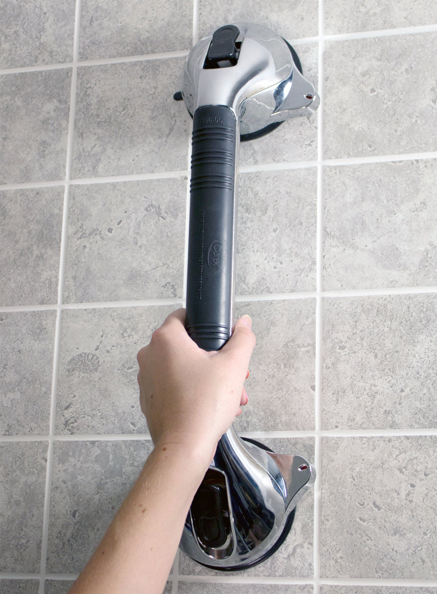 Chrome Ultra Grip Bath Handle, 16"