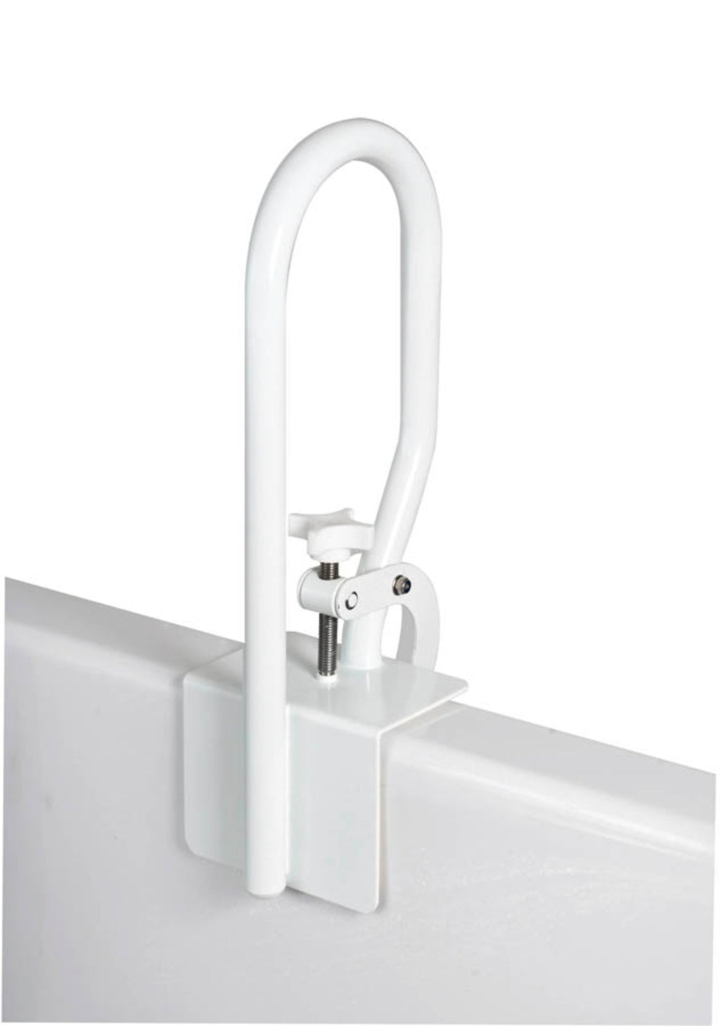 White Bathtub Rail