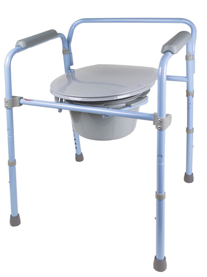 Deluxe Folding Commode
