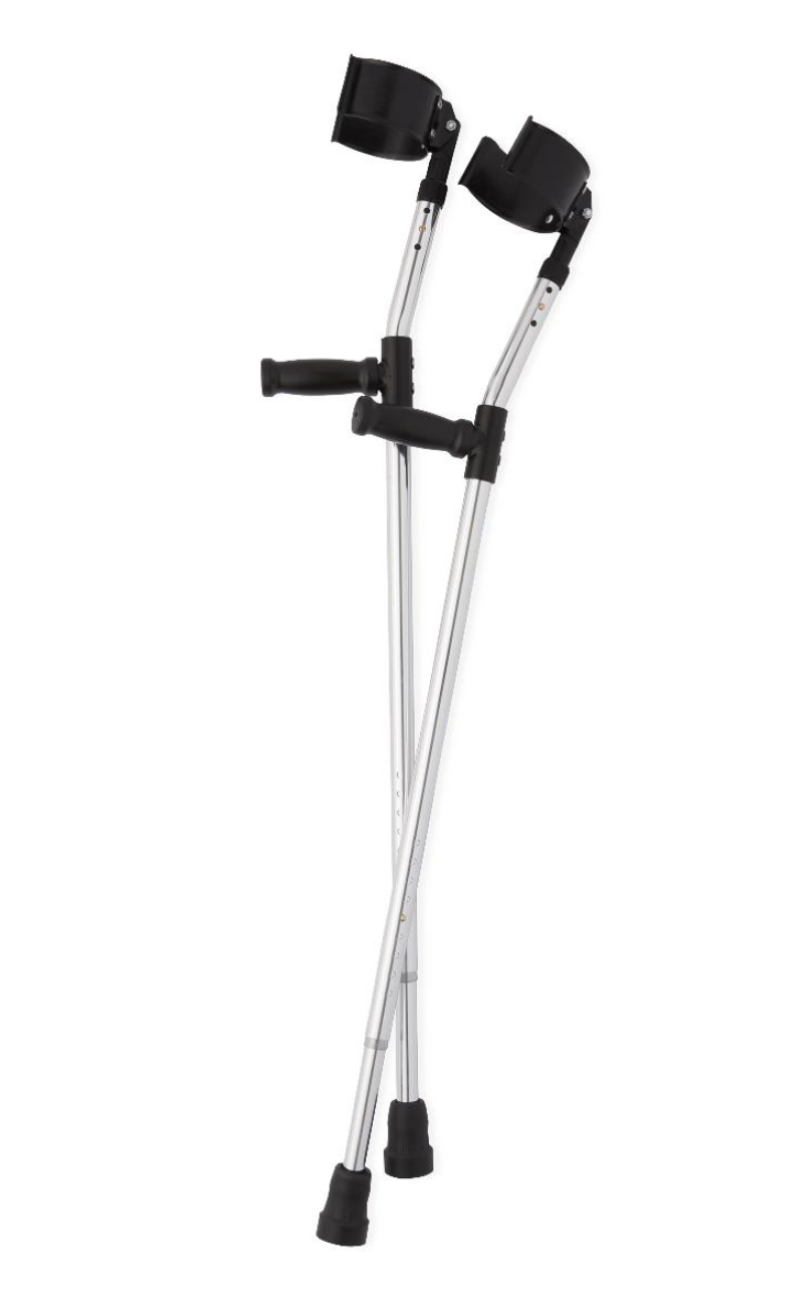Guardian Aluminum Forearm Crutches, Adult (1 pair)