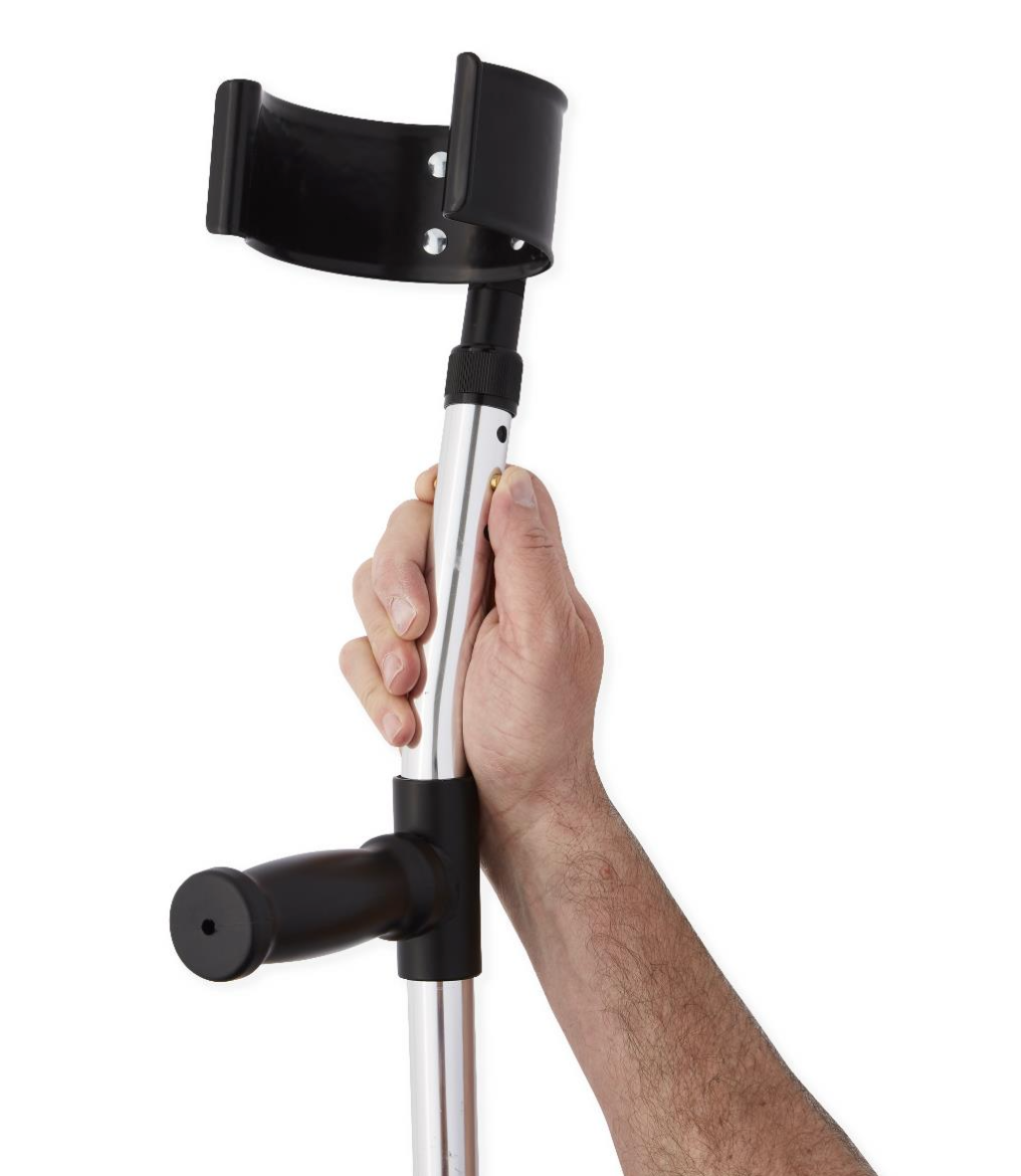 Guardian Aluminum Forearm Crutches, Adult (1 pair)