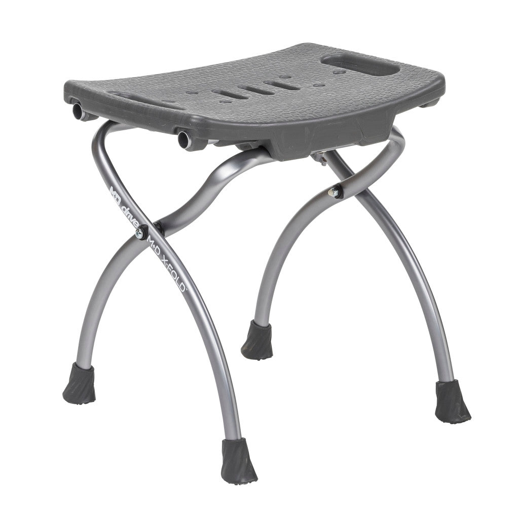 X-Fold Shower Chair, Storm/ Gray