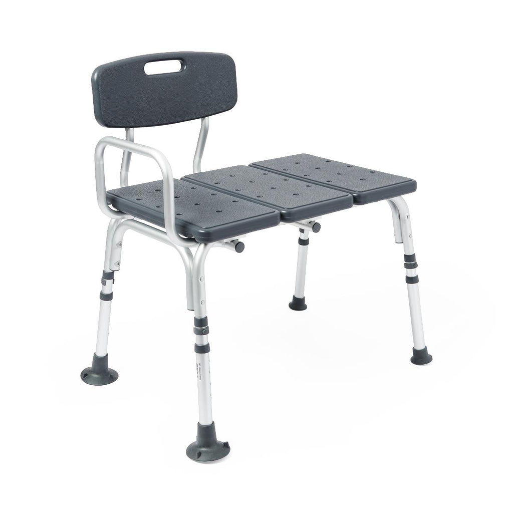Knockdown Transfer Bench with Back and Microban Treatment