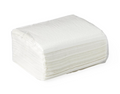 Medline White Deluxe Dry Disposable Washcloth, 10" x 13", 50/Bag (case of 500)