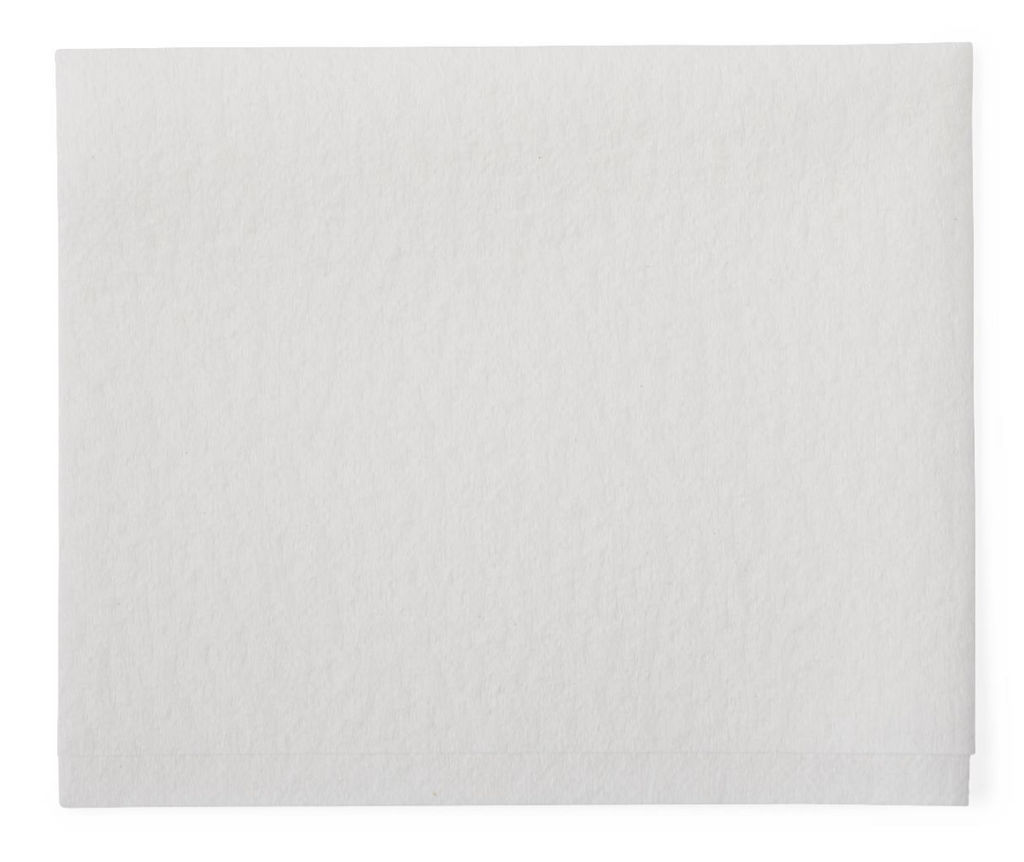 Medline White Deluxe Dry Disposable Washcloth, 10" x 13", 50/Bag (case of 500)