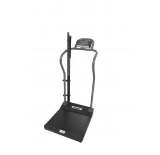 Health O Meter Antimicrobial Platform Scale with Height Rod (power adapter not included) 
