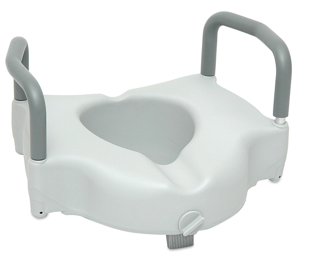 ProBasics Raised Toilet Seat with Lock and Arms
