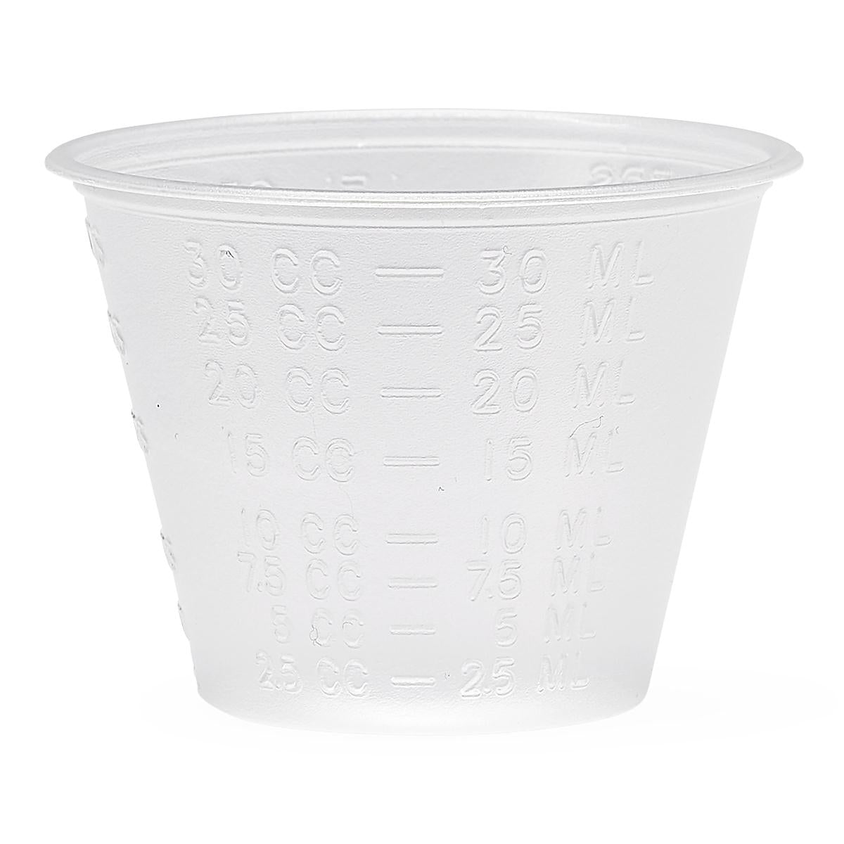 Graduated Plastic Medicine Cup, 1oz. (pack of 100)