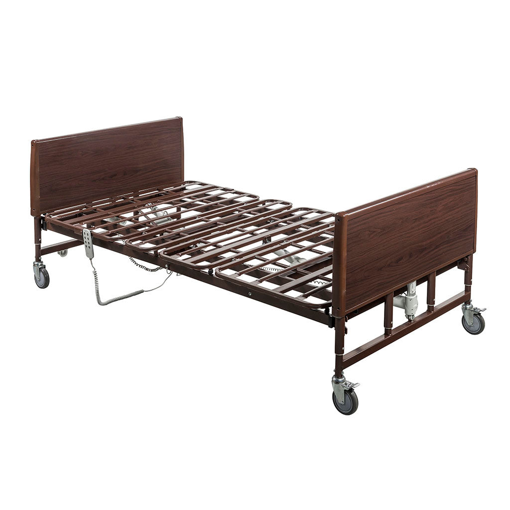 Drive Medical Lightweight Bariatric Full Electric Homecare Bed, 48" Width - 750lb Weight Capacity