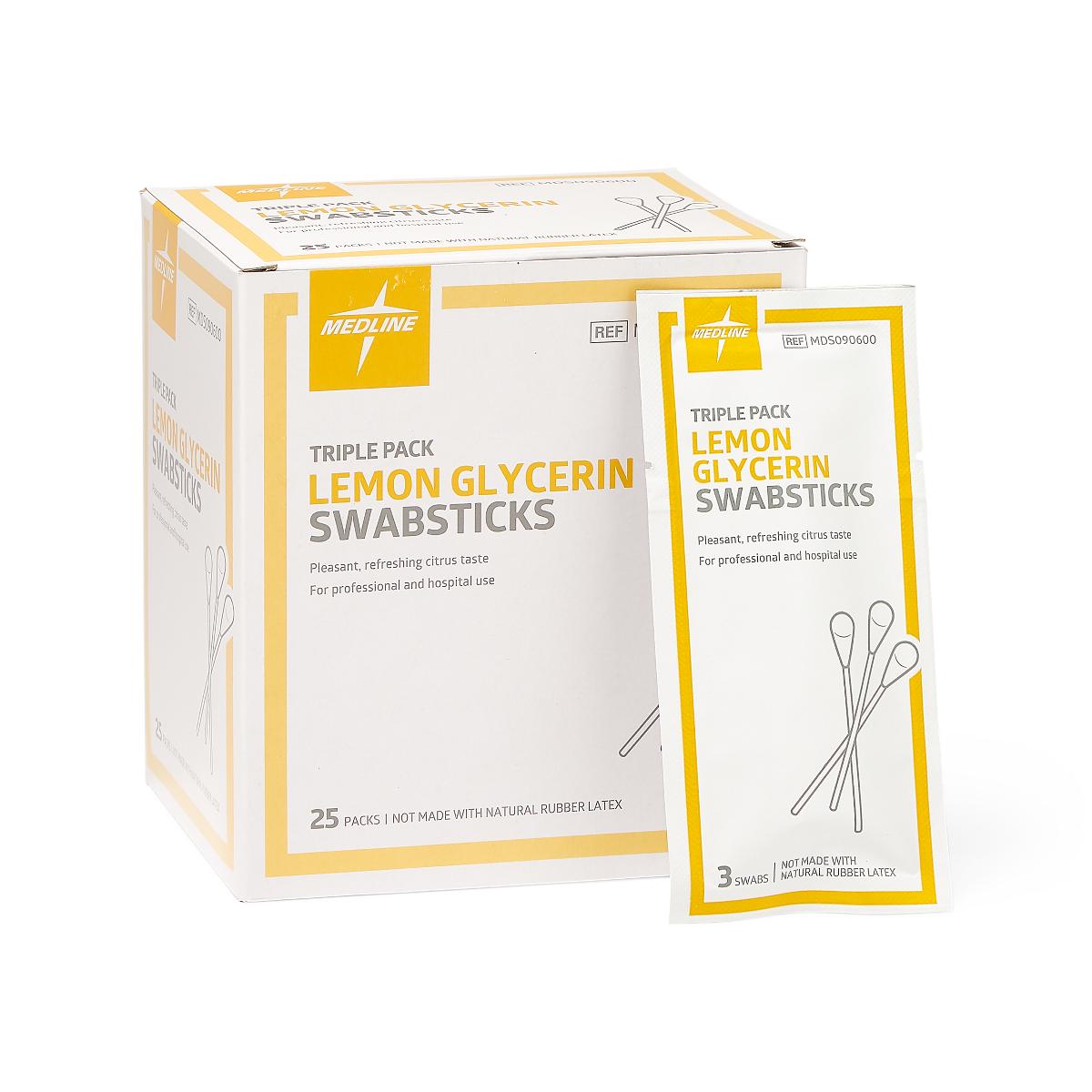 Lemon Glycerin Oral Swabsticks (case of 750)