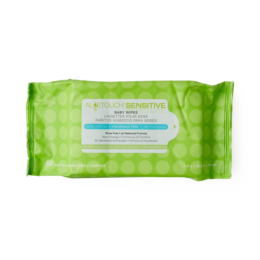 Fragrance-Free Baby Wipes, 7.25" x 5.5" (case of 1920)