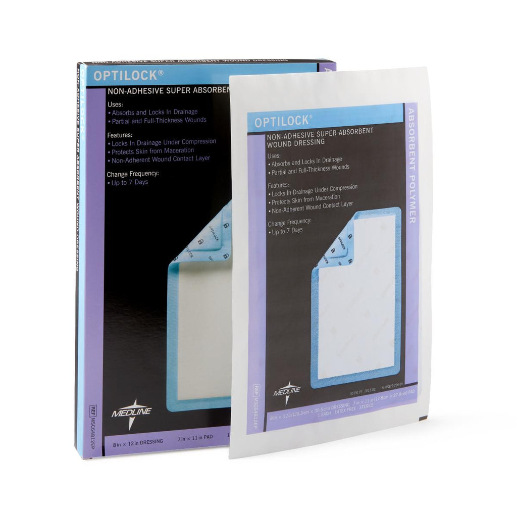 OptiLock Non-Adhesive Dressings, 8" x 12" (box of 10)
