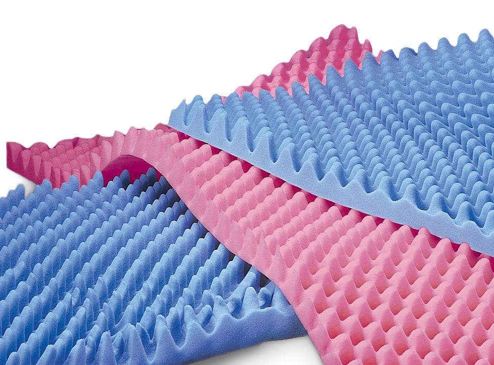Convoluted Overlay, Standard Foam, 32" x 73" x 3" (1EA)