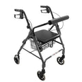 ProBasics Aluminum Rollator with 6” Wheels, Black