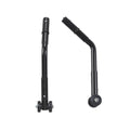 Adjustable Universal Wheelchair Anti Tipper with Wheels, Black, 1 Pair